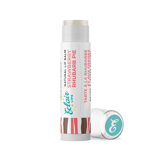 Eclair Lips Strawberry Rhubarb Pie lip balm