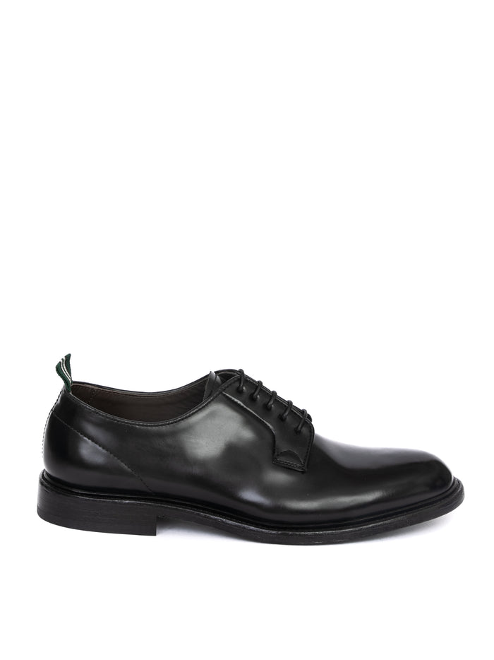 GREEN GEORGE Stringata derby polished nero 3029 POLISHED-NERO