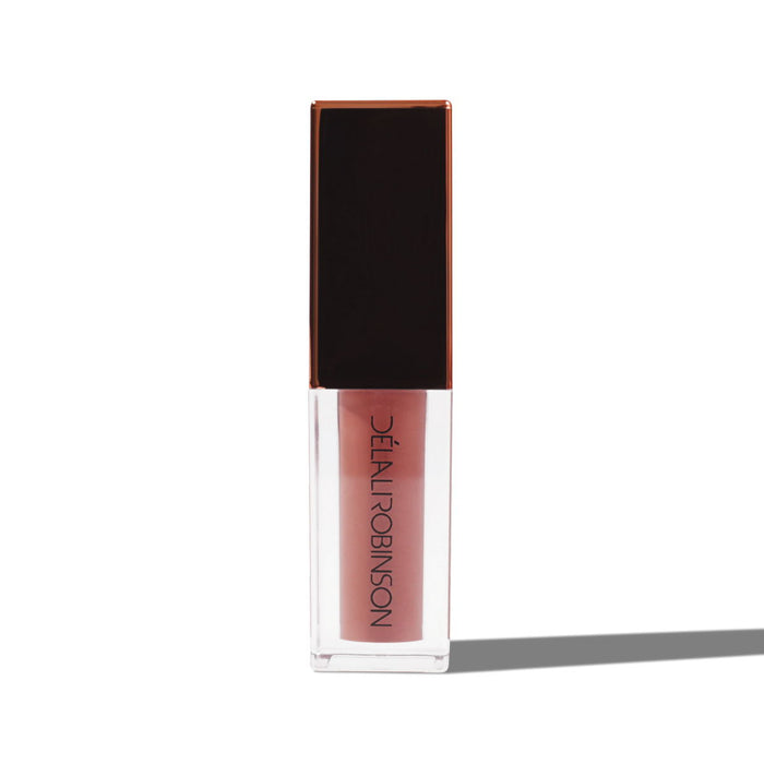 Nude Lipgloss bottle on white background