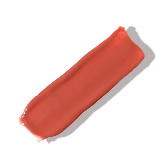 soft nude lipgloss swatch on white background