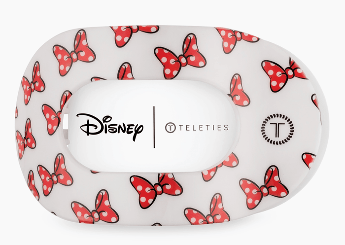 Teleties Flat Round Hair Clip | Large | Minnie Mouse Loves Her Bows! - Aesthetics By Kell