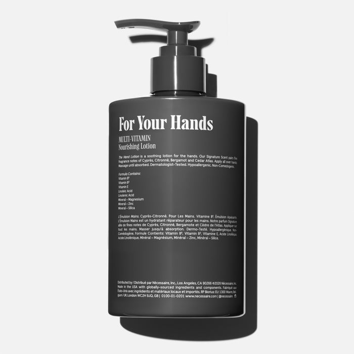 Nécessaire-The Hand Lotion Cyprès-Citronné-Body-02_NECESSAIRE_PDP_THEHANDLOTIONCYPRES-CITRONNE_BACKPACKSHOT-The Detox Market |