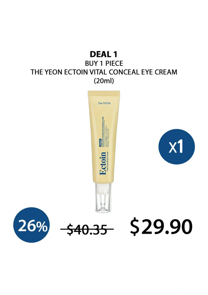 (BUY 1) THE YEON ECTOIN CONCEAL EYE CREAM