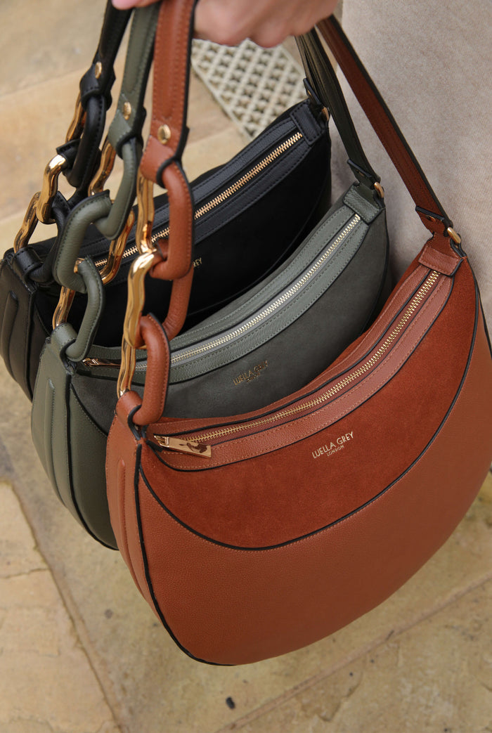Thelma Black Scoop Hobo