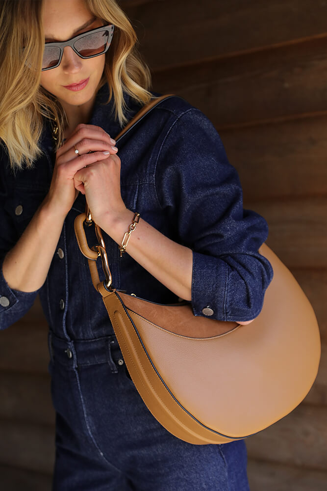 Thelma Tan Scoop Hobo
