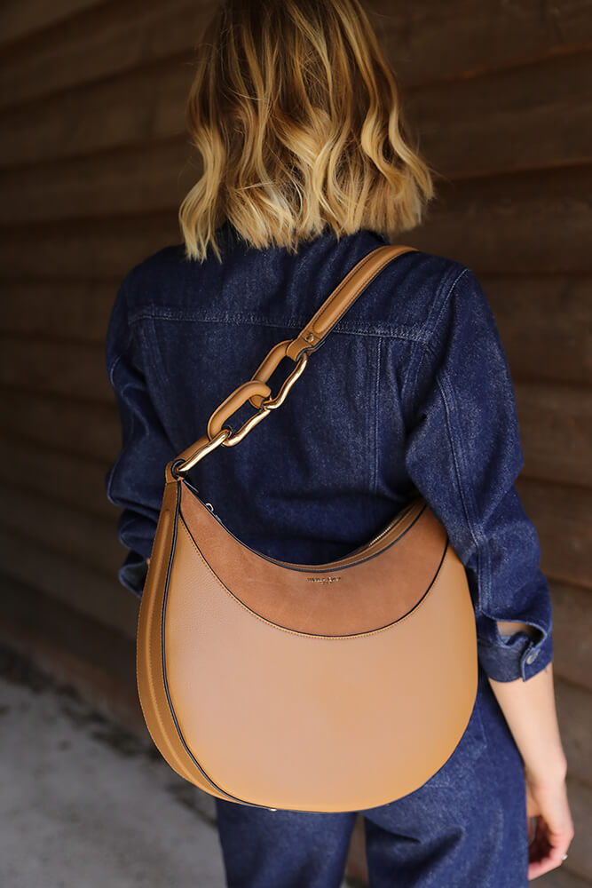 Thelma Tan Scoop Hobo