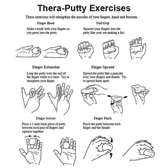 Theraputty Therapy Putty Hand Exercise (Hand, Finger And Wrist) (1pcs) 50g