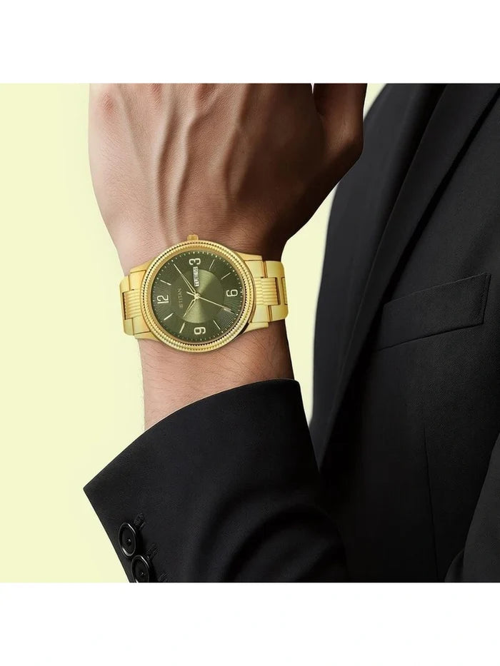 Titan Karishma Round Green Dial Analog Watch - NU1650YM08