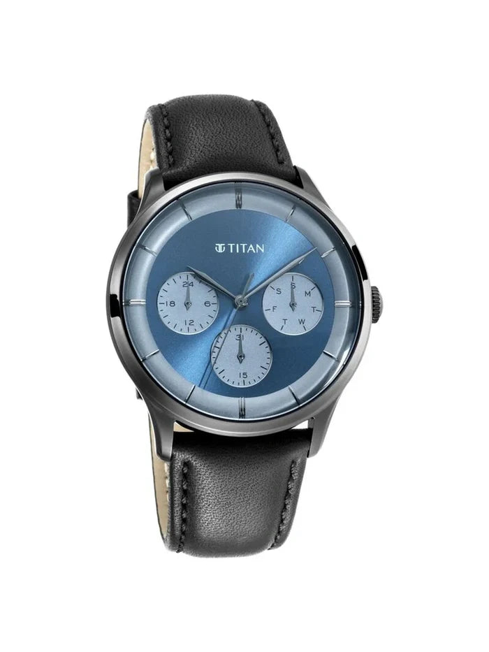 Titan Round Analog Watch - NR90125QL01