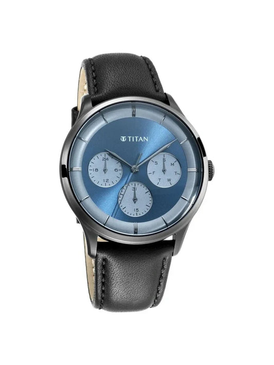 Titan Round Analog Watch - NR90125QL01
