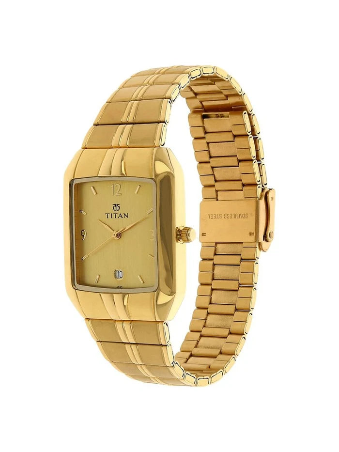 Titan Round Analog Watch - NU9264YM02