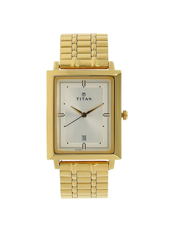 Titan Round Silver Dial Analog Watch - NU1715YM01