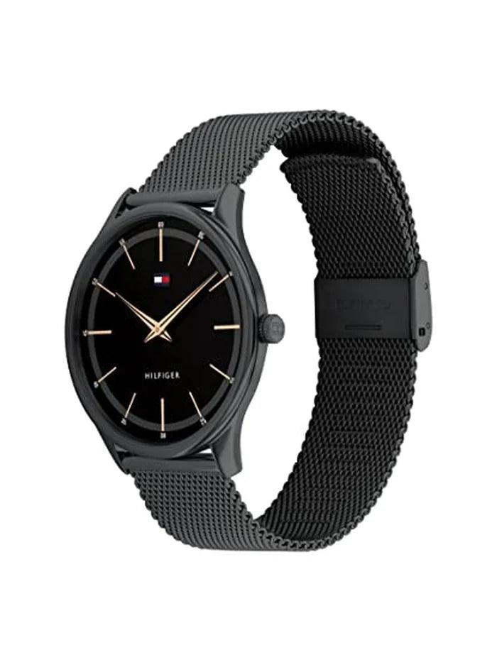 Tommy Hilfiger  Round Black Dial Analog Watch - TH1710470