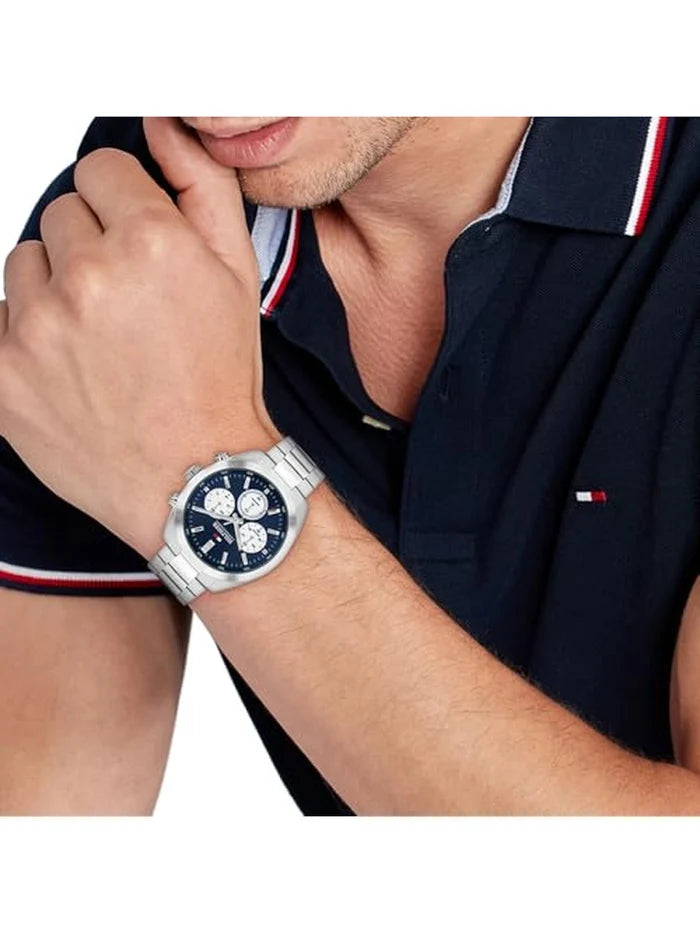 Tommy Hilfiger  Round Blue Dial Analog Watch - TH1710722