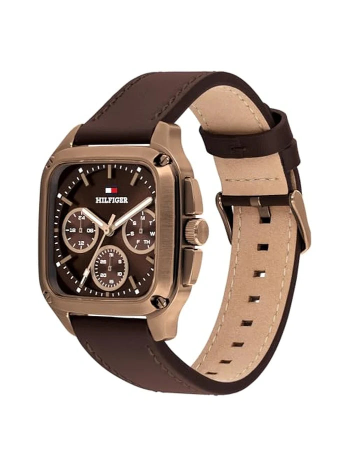 Tommy Hilfiger  Round Brown Dial Analog Watch - TH1792221