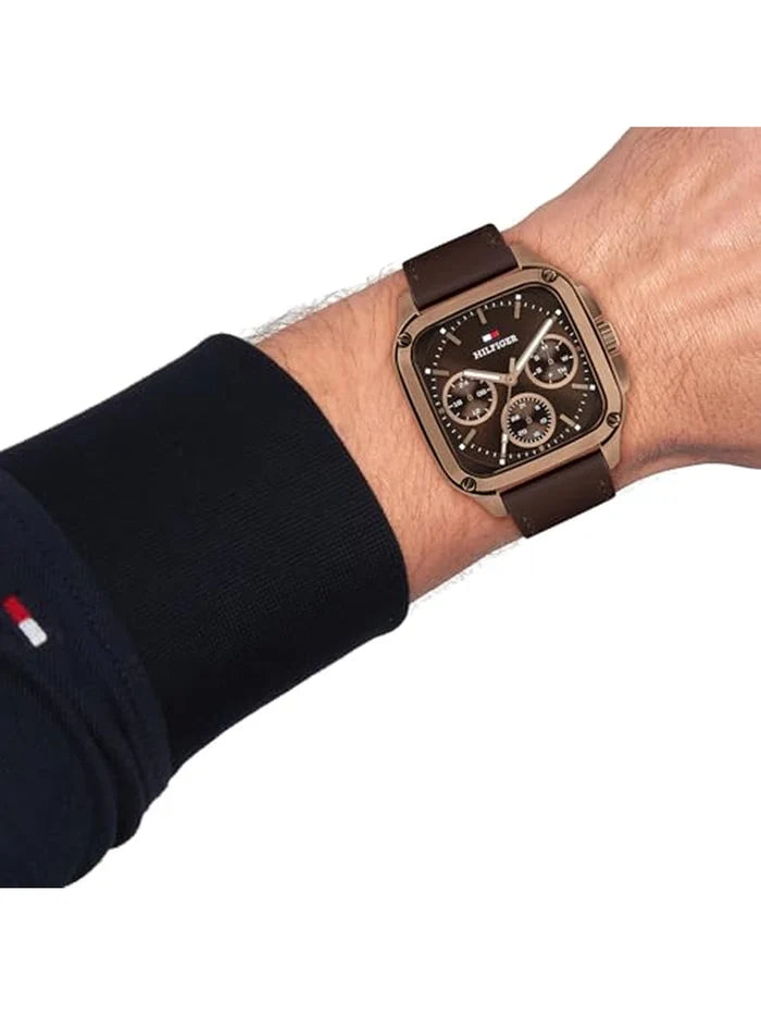 Tommy Hilfiger  Round Brown Dial Analog Watch - TH1792221