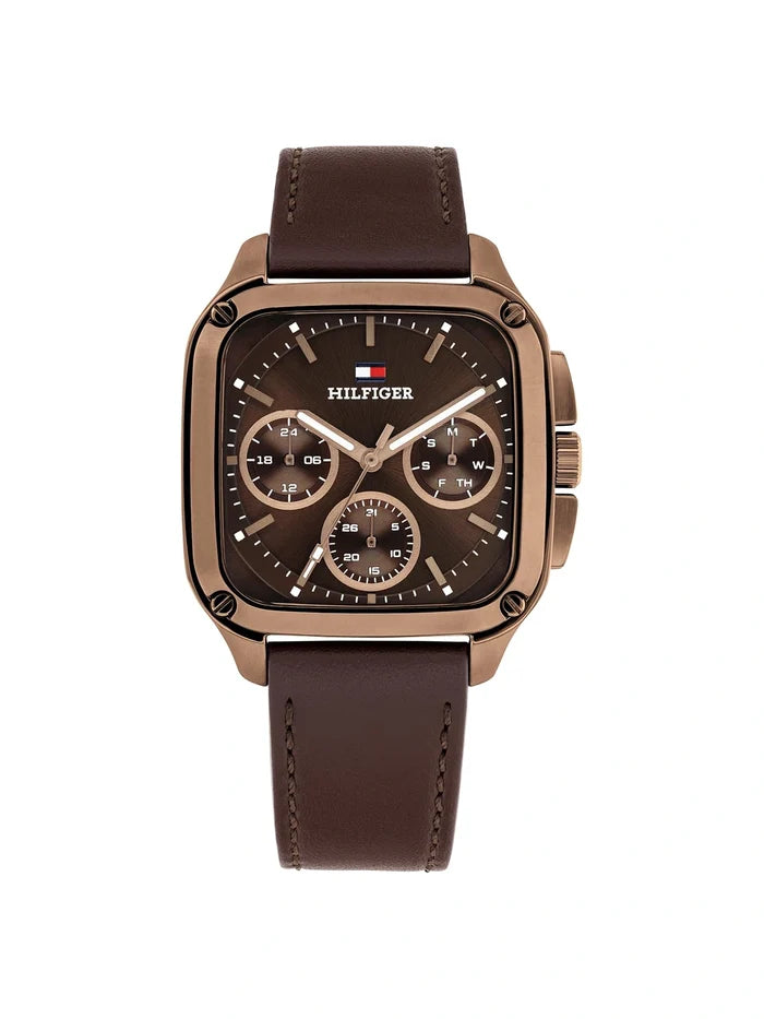 Tommy Hilfiger  Round Brown Dial Analog Watch - TH1792221