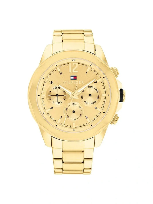 Tommy Hilfiger  Round Gold Dial Analog Watch - NTTH1792060