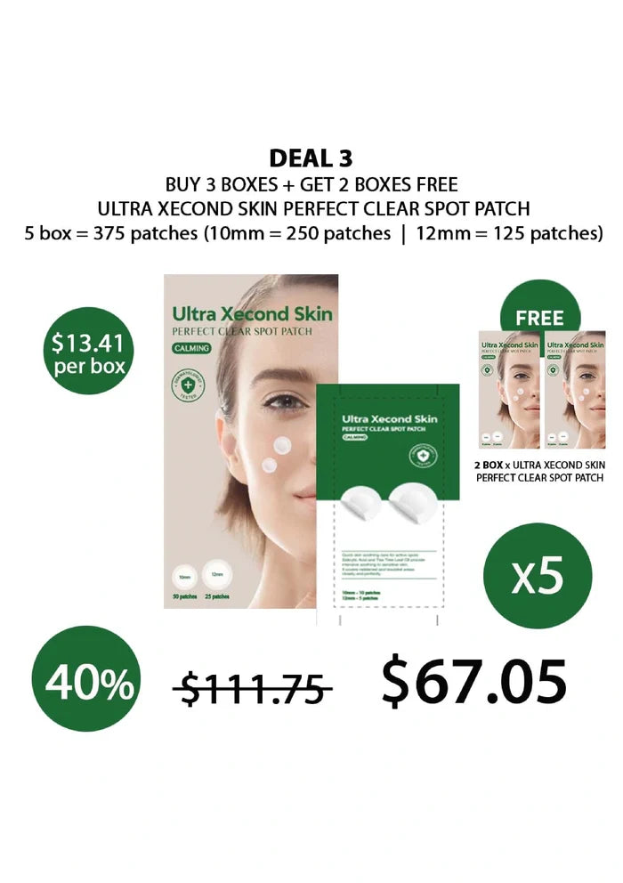 (BUY 2+1 FREE) ULTRA XECOND SKIN PERFECT SPOT CLEAR PATCH