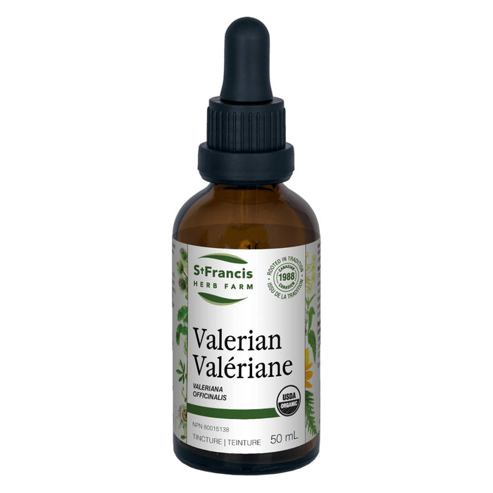 Dropper Bottle of St. Francis Herb Farm Valerian 50ml