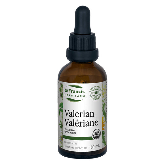 Dropper Bottle of St. Francis Herb Farm Valerian 50ml