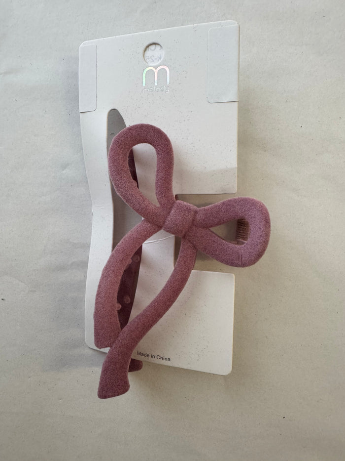 Velvet Claw Clip