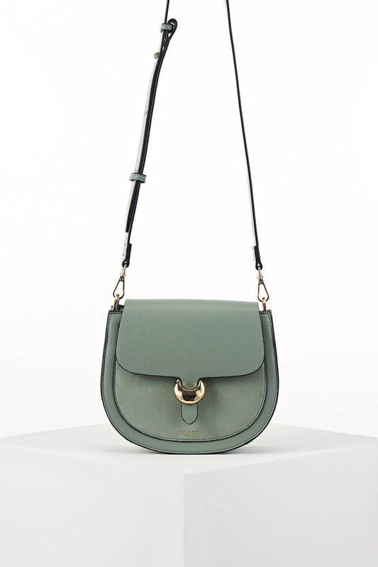 Venetia Spearmint Green Saddle Crossbody