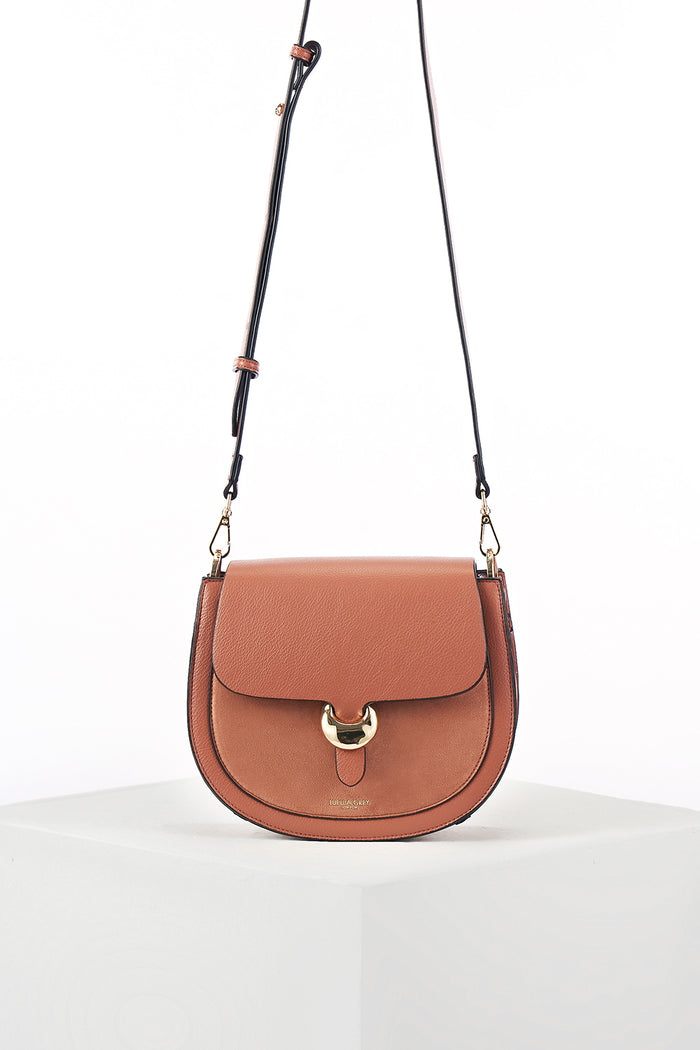 Venetia Tuscan Blush Saddle Crossbody