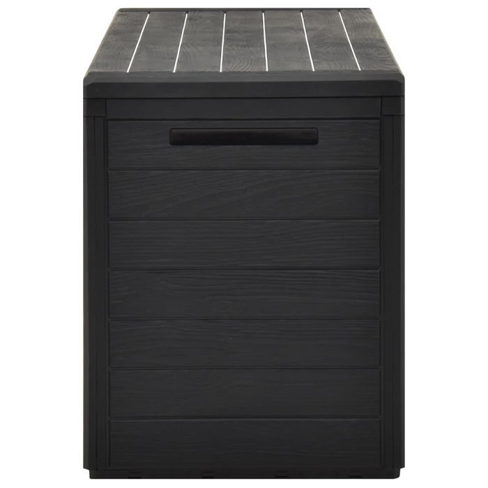 Vida XL Deck Box Anthracite vidaXL Patio Storage Box Anthracite 45.7"x17.3"x21.7"
