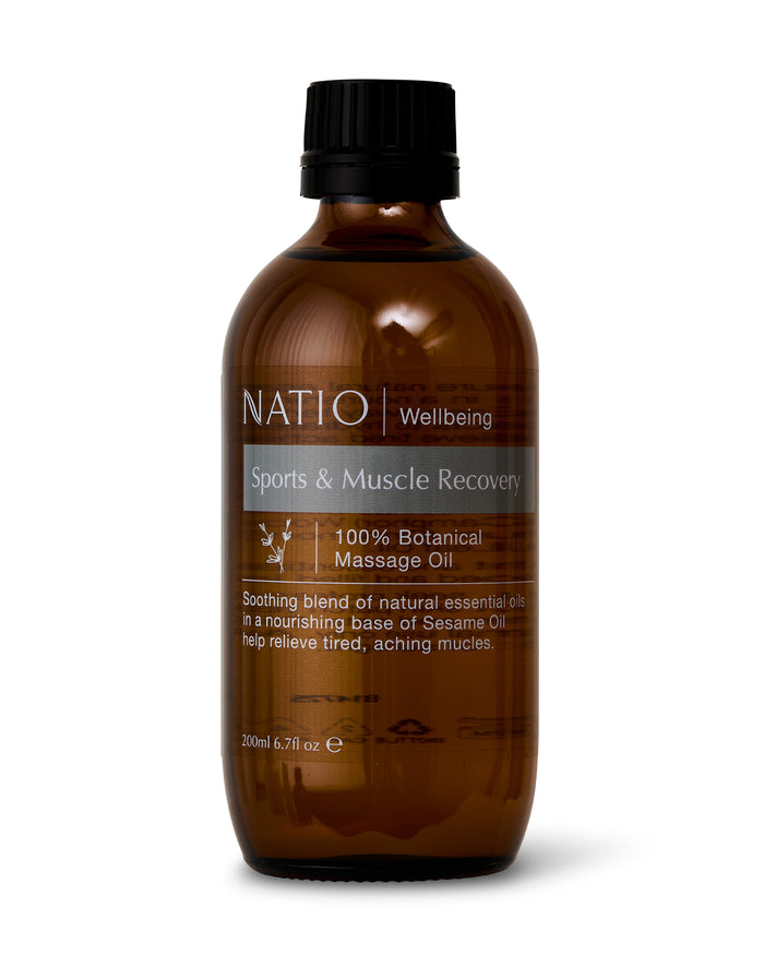 Wellbeing Sports & Muscle Recovery Massage Oil