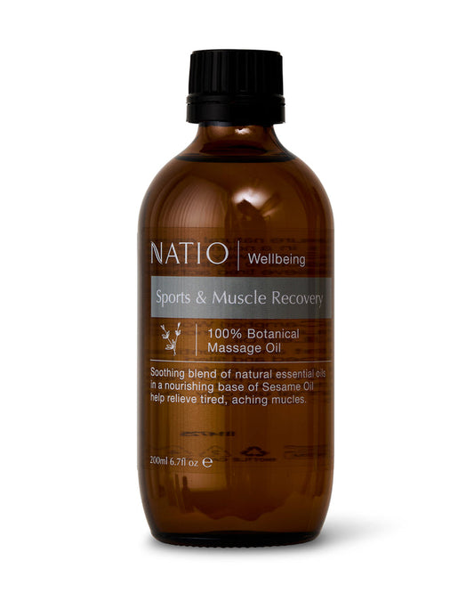Wellbeing Sports & Muscle Recovery Massage Oil