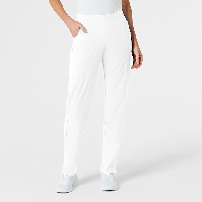 WonderWink W123 Flat Front Double Cargo Scrub Pants