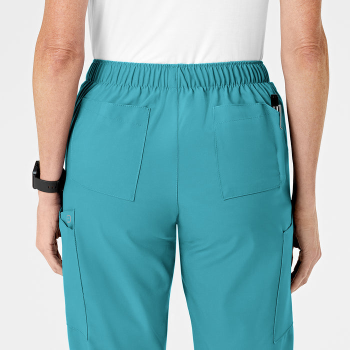 WonderWink W123 Tall Flat Front Double Cargo Scrub Pants