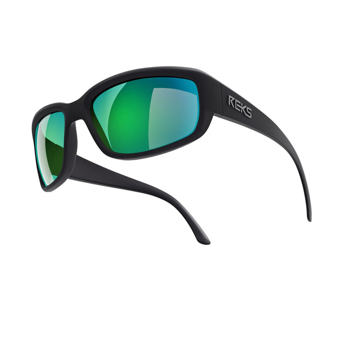 Single Vision / Solid Smoke / Green Mirror