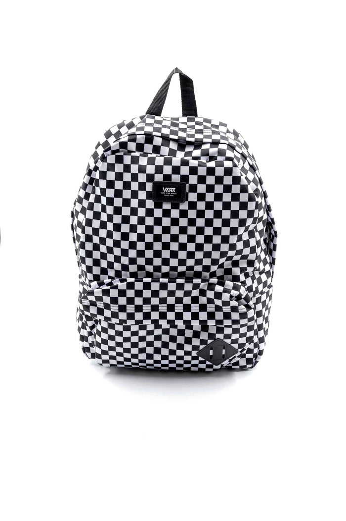 VANS Zaino old skool check bianco/nero VN000H4XY281 OLDSKOOL-Y281
