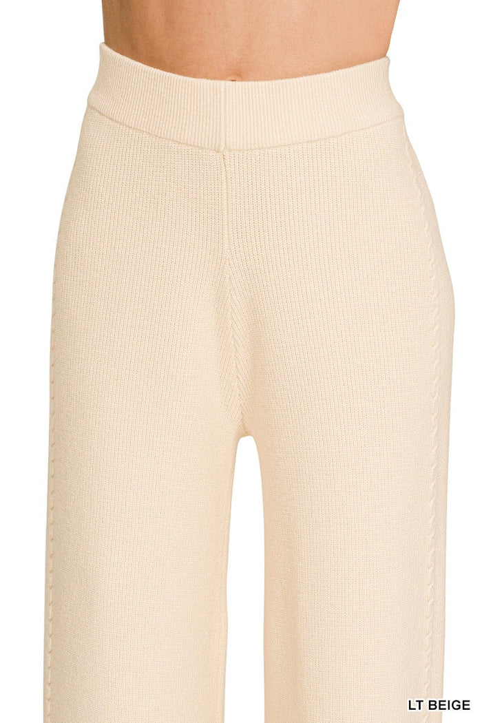 Zenana Viscose Sweater Pants